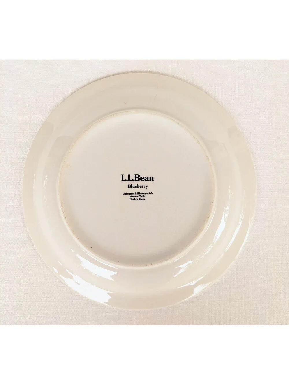 Vintage L.L. Bean Blueberry Dinner Plates, 11